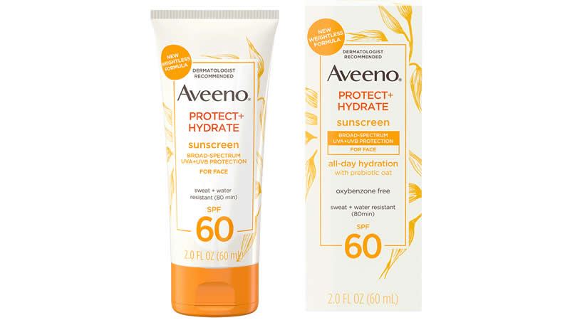 Aveeno Protect and Hydrate SPF 60 for dry skin
