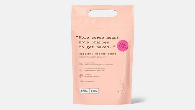 Frank Body Original Coffee Scrub for textured skin