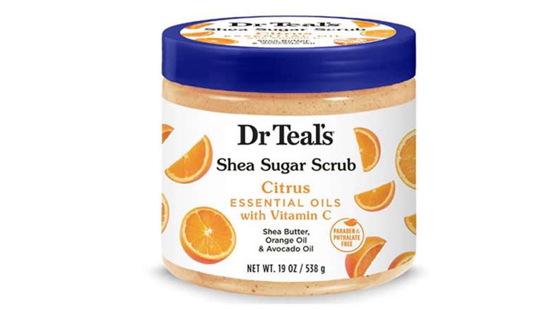 Dr Teal’s Shea Sugar Body Scrub for smooth and soft skin