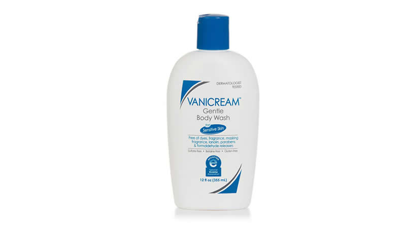 Vanicream fragrance free body wash for sensitive skin