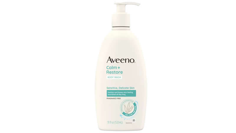 Aveeno calm restore body wash for sensitive skin