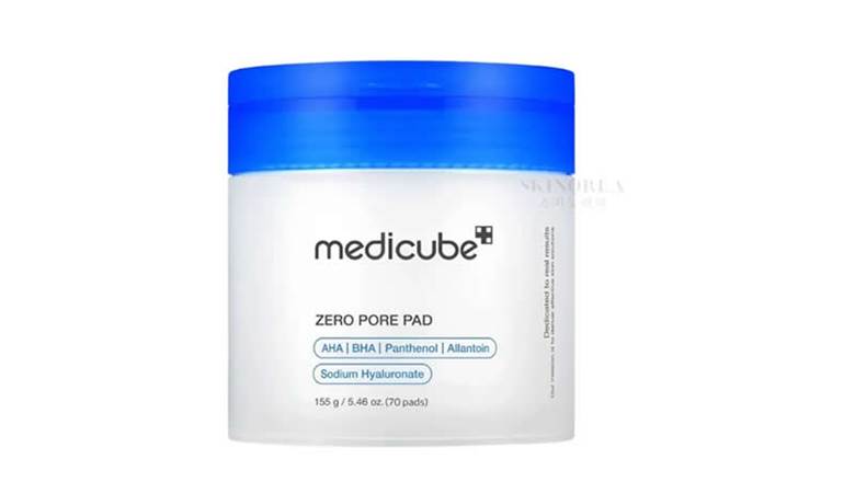 medicube zero pore pads exfoliating toner pads acne pores