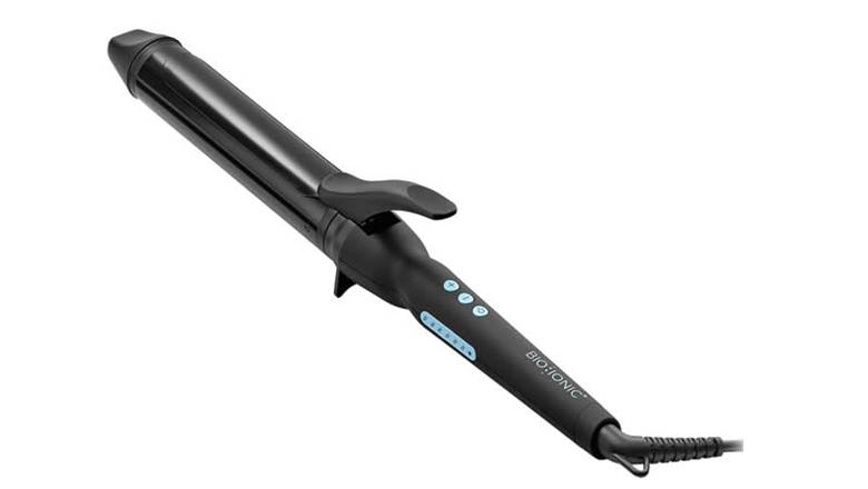 Bio Ionic long barrel curling iron amazon USA long lasting curls