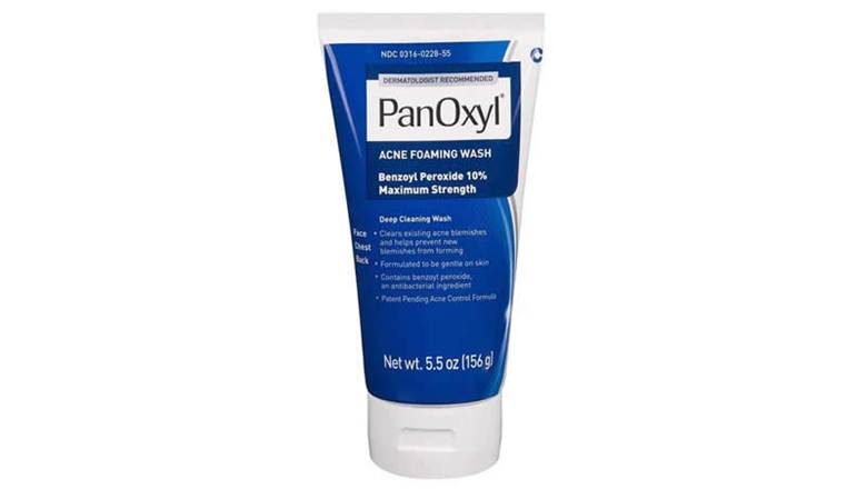 PanOxyl acne foaming wash benzoyl peroxide for back acne