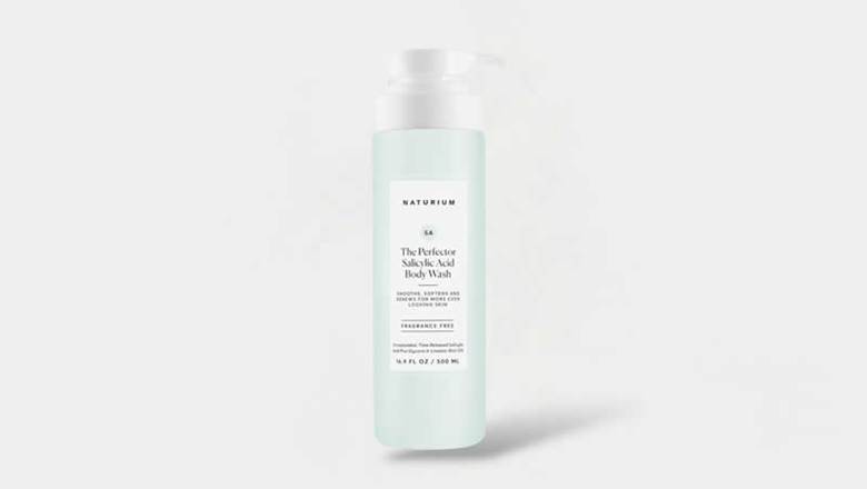 Naturium salicylic acid body wash for smoother skin texture