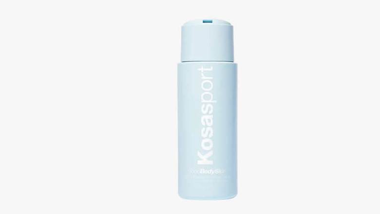Kosas AHA enzyme body wash for mild acne and skin texture