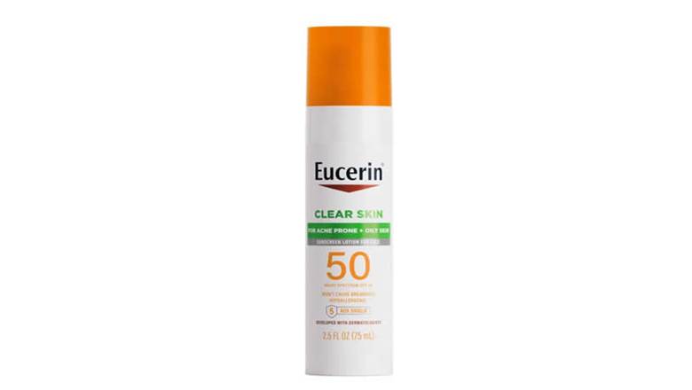 Eucerin Clear Skin SPF 50 for shine control