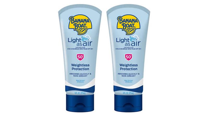 Banana Boat Light As Air SPF 50 body sunscreen