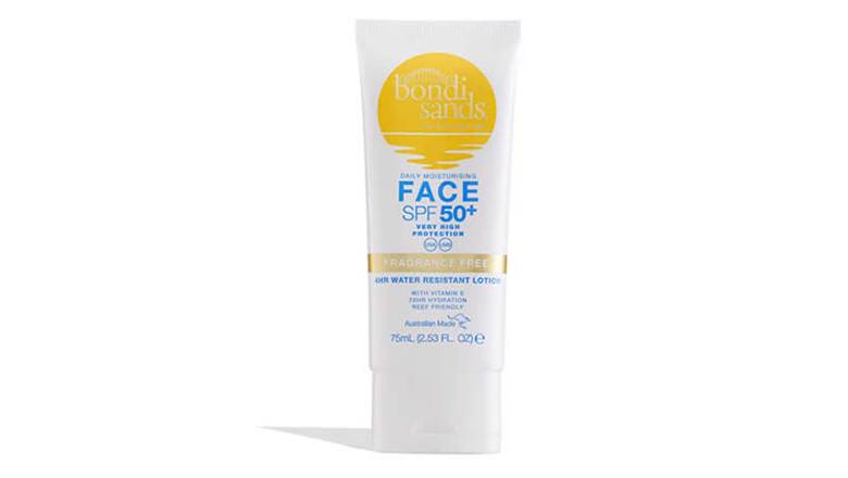 Bondi Sands Face SPF 50 fragrance free sunscreen for sensitive skin
