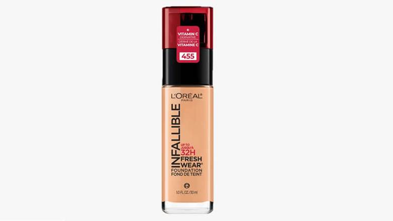 L’Oréal Infallible Fresh Wear Foundation for oily skin long lasting sweat proof