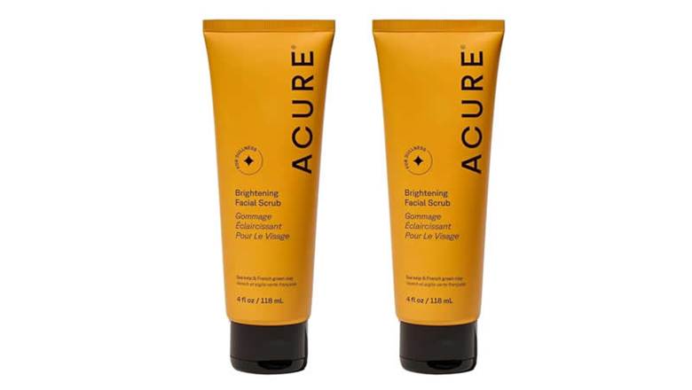 acure brightening facial scrub for dull skin amazon usa