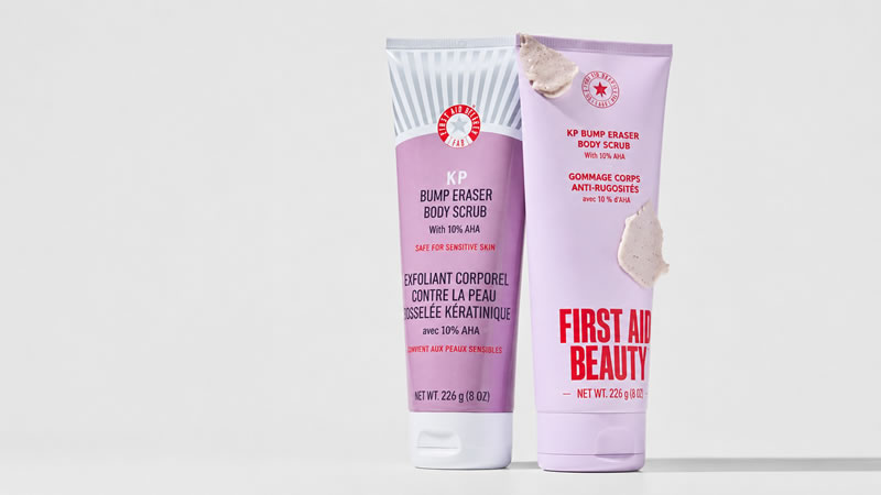 First Aid Beauty KP Bump Eraser Body Scrub for bumpy skin