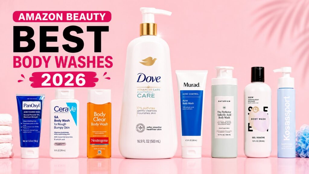 Best body wash for back and shoulder acne including PanOxyl CeraVe Neutrogena and Murad