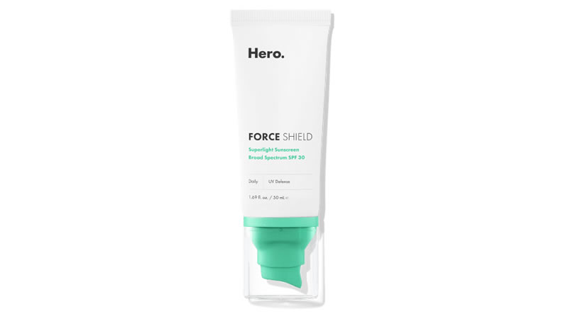 Hero Cosmetics Force Shield Superlight Sunscreen SPF 30 tube