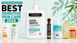 Best skincare products for sensitive skin 2026 Amazon picks including Neutrogena, La Roche-Posay, and Paula's Choice