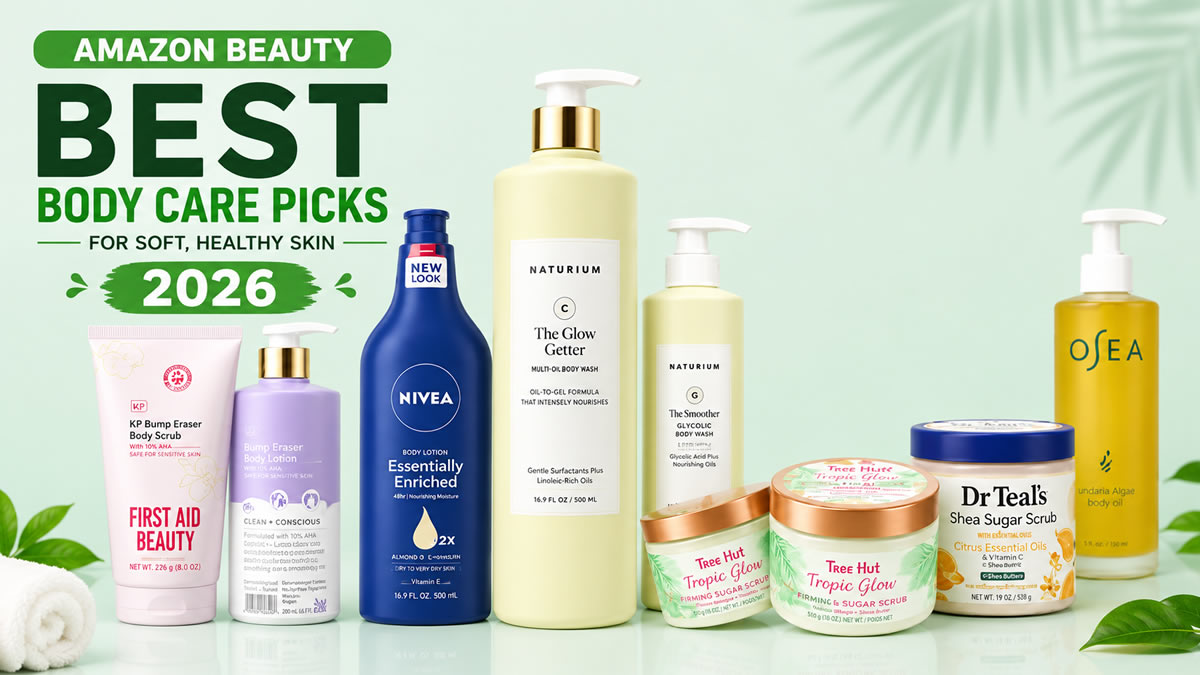 Top Amazon body care products in the USA – lotions, scrubs, butters, oils for glowing skin