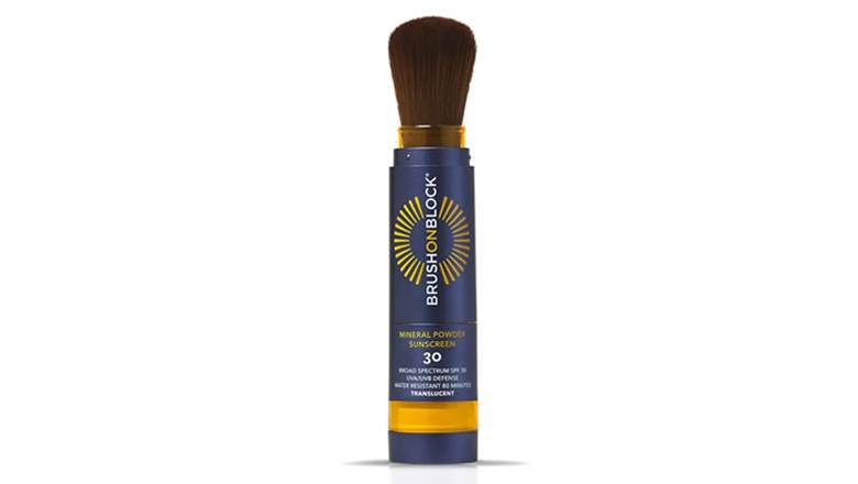 Brush On Block SPF 30 Mineral Powder Sunscreen brush