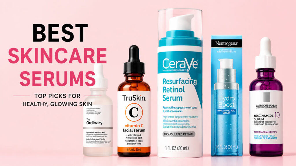 Skincare serums for glowing skin 2026